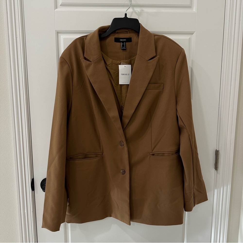 Oversized Brown Blazer